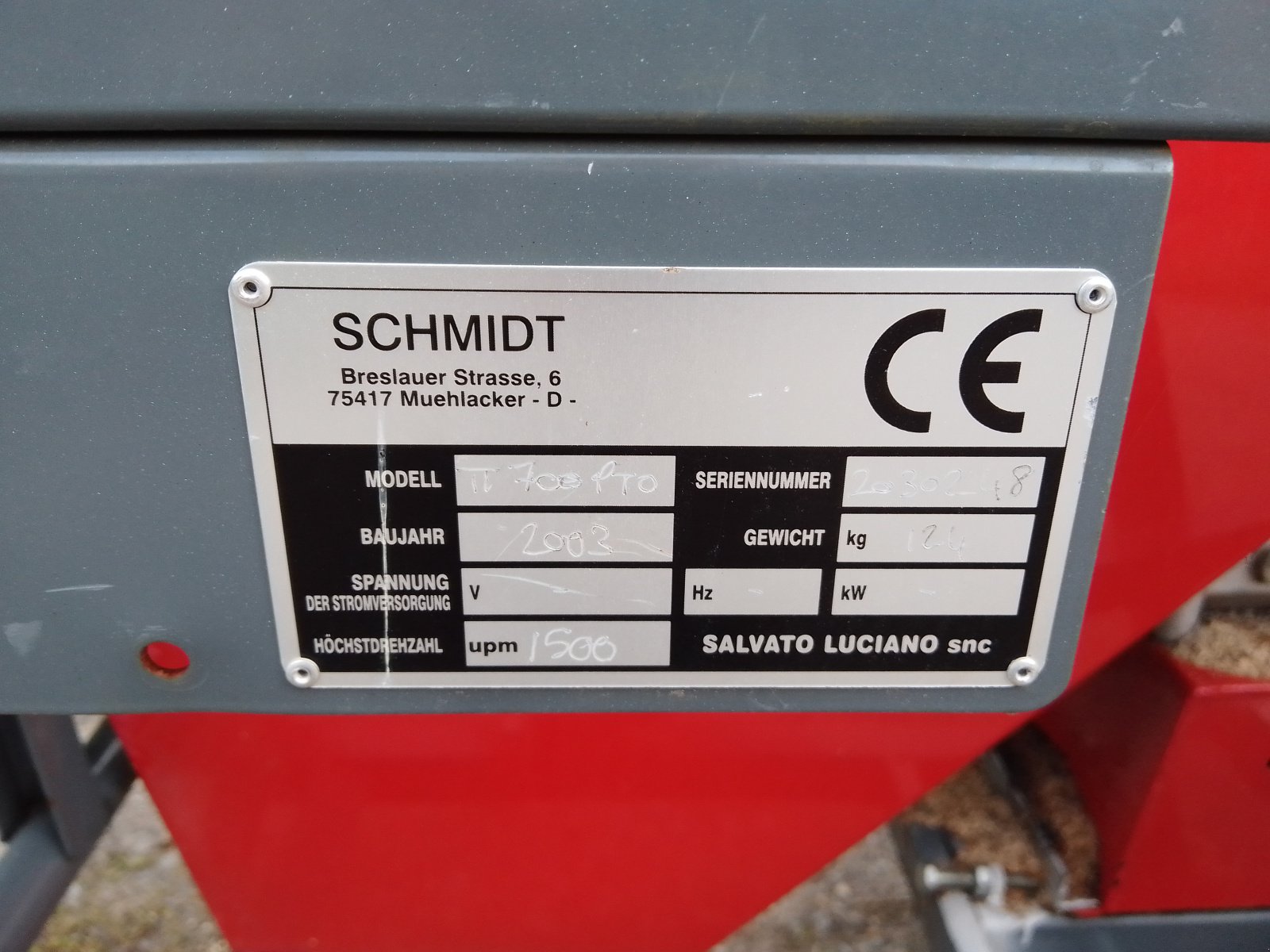 Kreissäge & Wippsäge typu Schmidt/Salvato T 700 PTO, Gebrauchtmaschine w Untergruppenbach (Zdjęcie 4)
