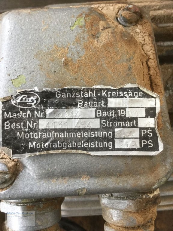 Kreissäge & Wippsäge typu Sonstige Elektromotor 5,5KW mit Stern-Dreieckschalter, Gebrauchtmaschine w Ainring (Zdjęcie 2)