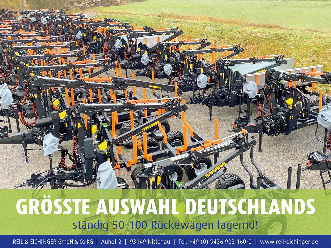 Kurzholzanhänger typu Reil & Eichinger Tandem-Kurzholzanhänger WTR 21/905, Neumaschine w Nittenau (Zdjęcie 13)