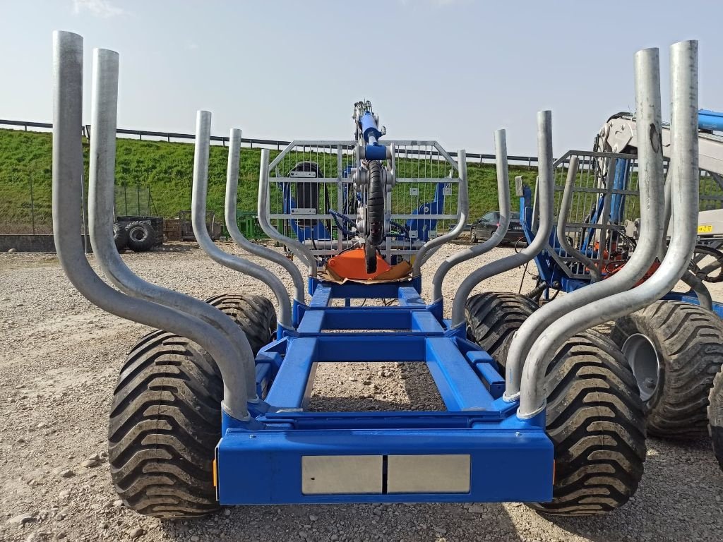 Kurzholzanhänger des Typs Scandic Remorque Forestière avec Grue SCANDIC Homologué, Gebrauchtmaschine in BEAUREPAIRE (Bild 2)