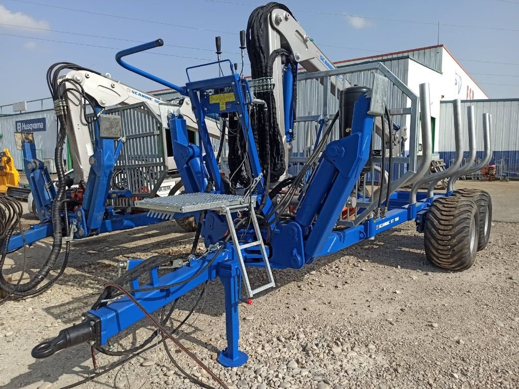 Kurzholzanhänger des Typs Scandic Remorque Forestière avec Grue SCANDIC Homologué, Gebrauchtmaschine in BEAUREPAIRE (Bild 7)