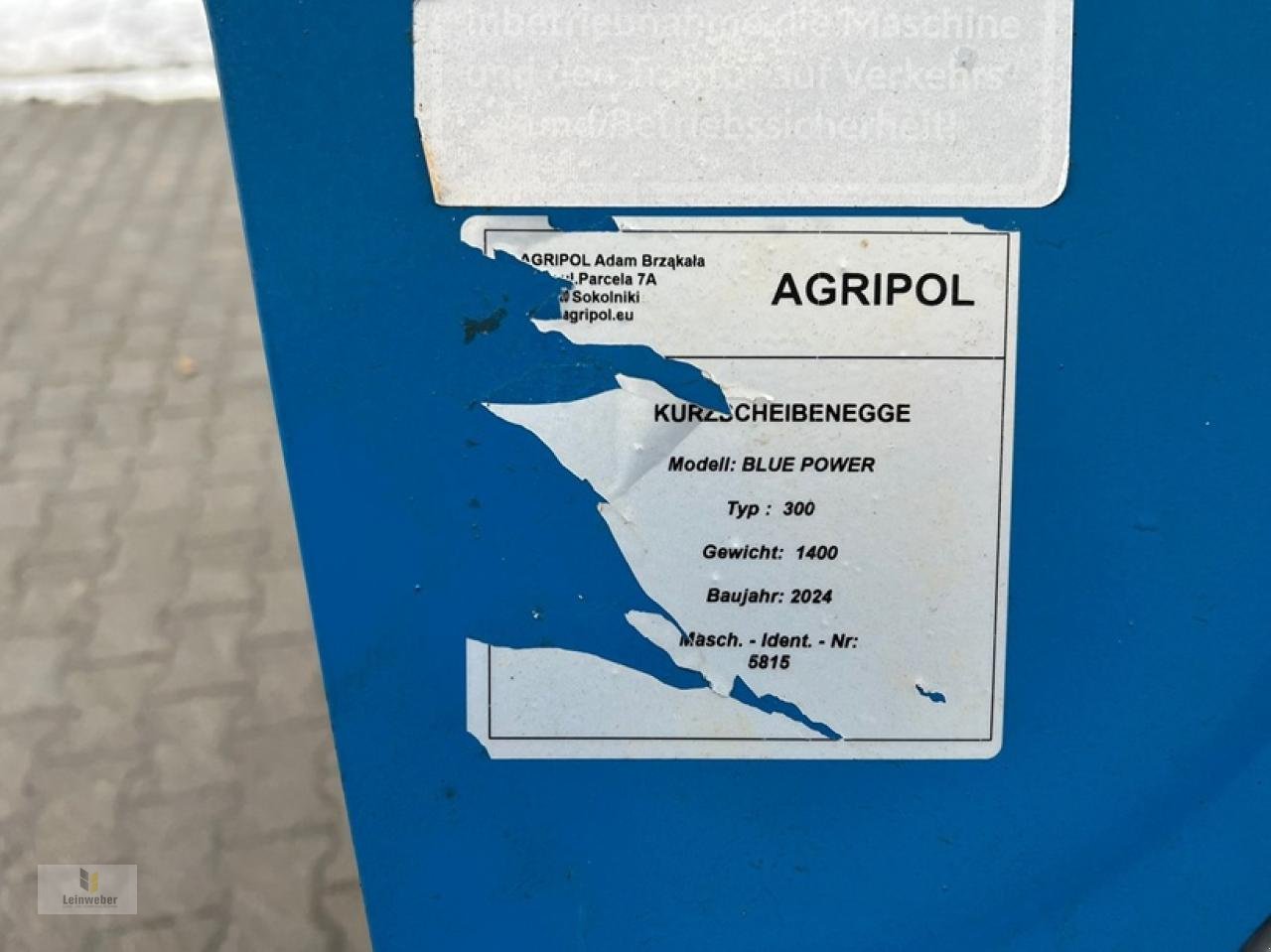 Kurzscheibenegge typu Agripol Blue Power 300, Neumaschine w Neuhof - Dorfborn (Zdjęcie 5)