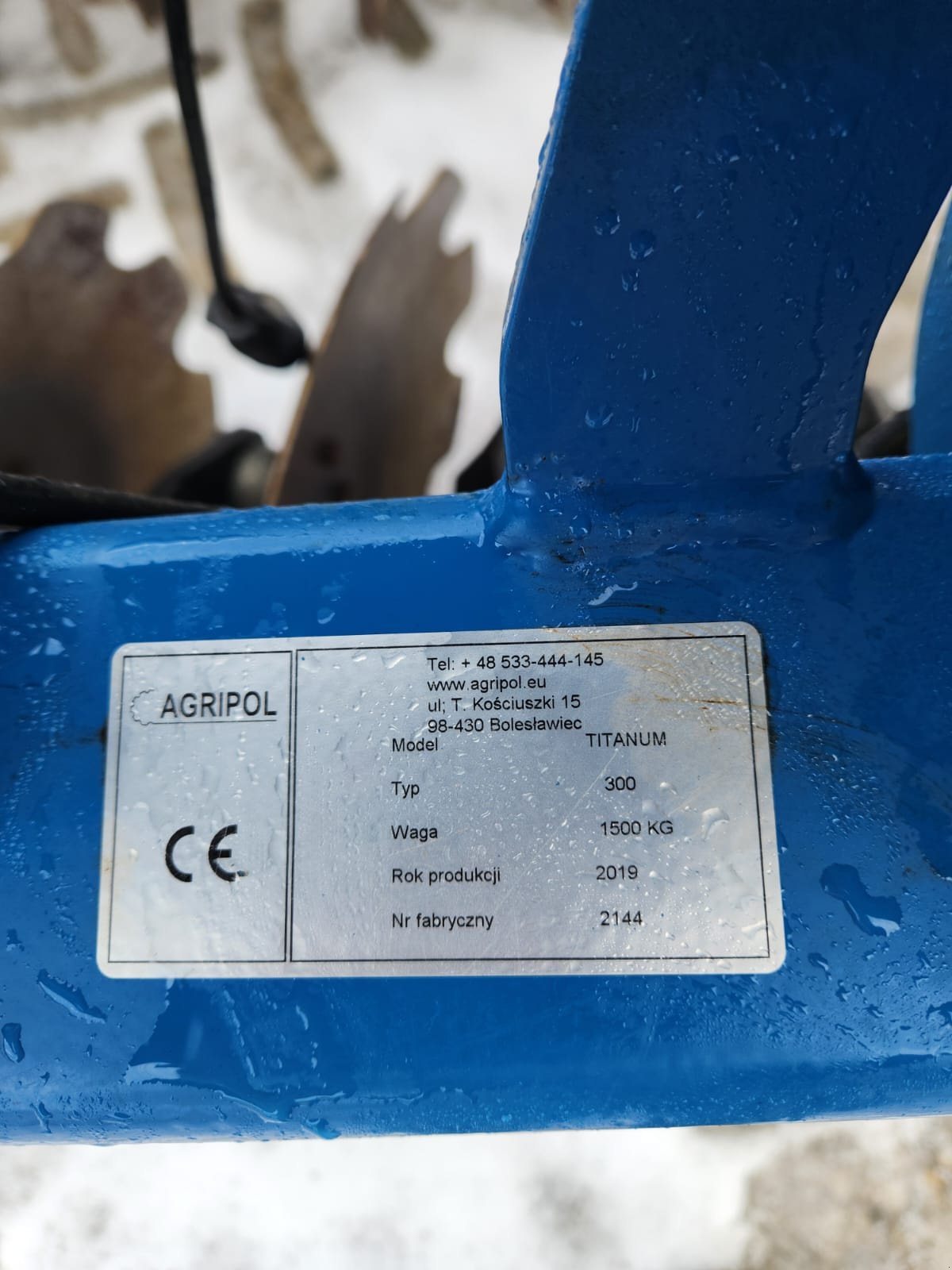 Kurzscheibenegge typu Agripol Titanium, Gebrauchtmaschine w Zolling (Zdjęcie 15)