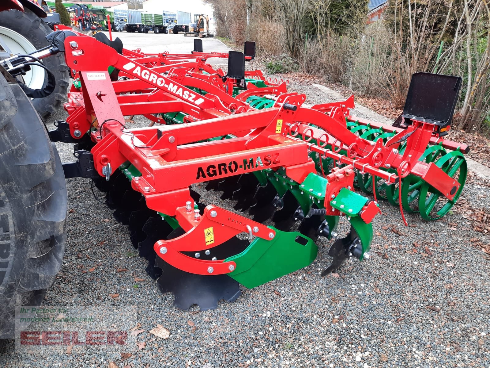 Kurzscheibenegge des Typs Agro-Masz BT 30 + Dachringwalze 600 mm, Neumaschine in Ansbach (Bild 4)