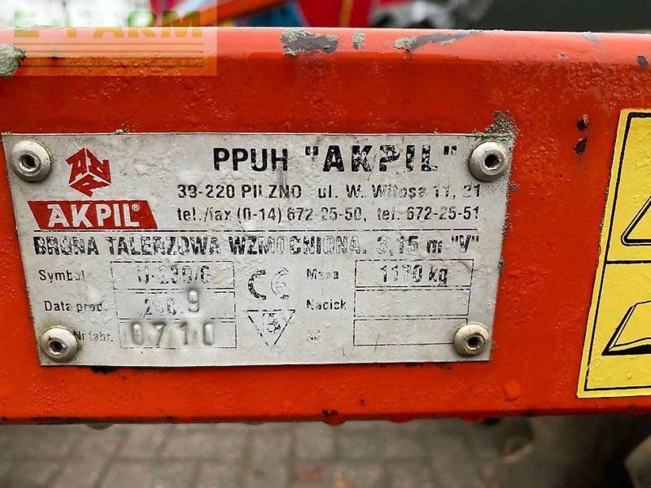 Kurzscheibenegge Türe ait Akpil 2-balks schijveneg, Gebrauchtmaschine içinde gg VEGHEL (resim 5)