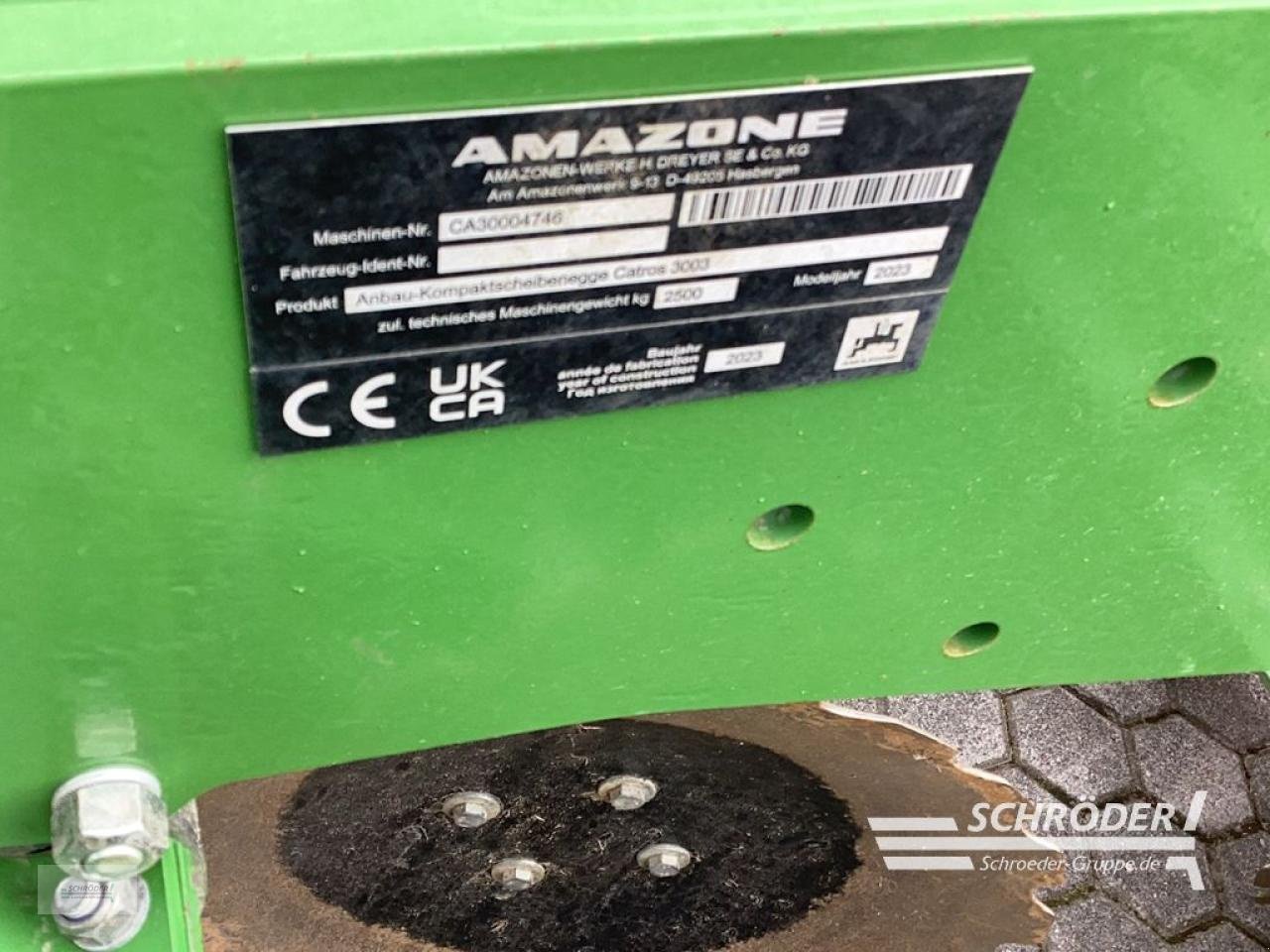 Kurzscheibenegge des Typs Amazone CATROS+ 3003 SPECIAL, Gebrauchtmaschine in Norden (Bild 4)