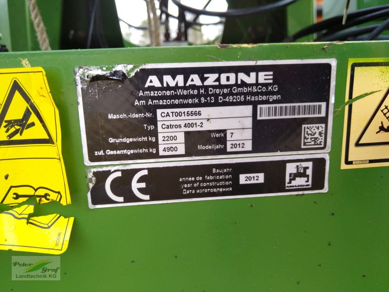 Kurzscheibenegge от тип Amazone Catros 4001-2, Gebrauchtmaschine в Pegnitz-Bronn (Снимка 1)