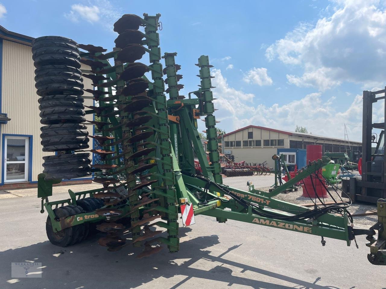 Kurzscheibenegge Türe ait Amazone Catros  7501 T Plus, Gebrauchtmaschine içinde Pragsdorf (resim 8)