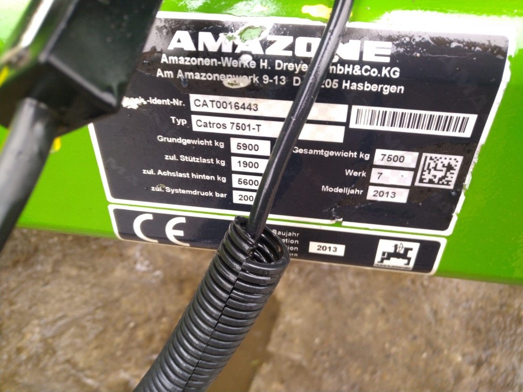 Kurzscheibenegge des Typs Amazone Catros 7501-T, Gebrauchtmaschine in Liebenwalde (Bild 7)