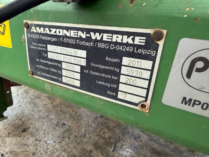 Kurzscheibenegge Türe ait Amazone CATROS PLUS 7501 T, Gebrauchtmaschine içinde Prenzlau (resim 13)