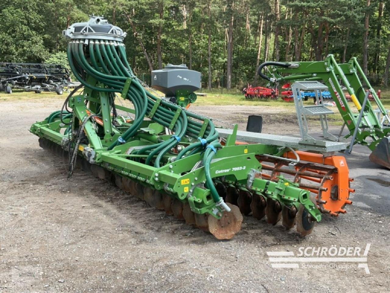 Kurzscheibenegge des Typs Amazone GÜLLESCHEIBENEGGE CATROS+ 7003-2, Gebrauchtmaschine in Friedland (Bild 1)