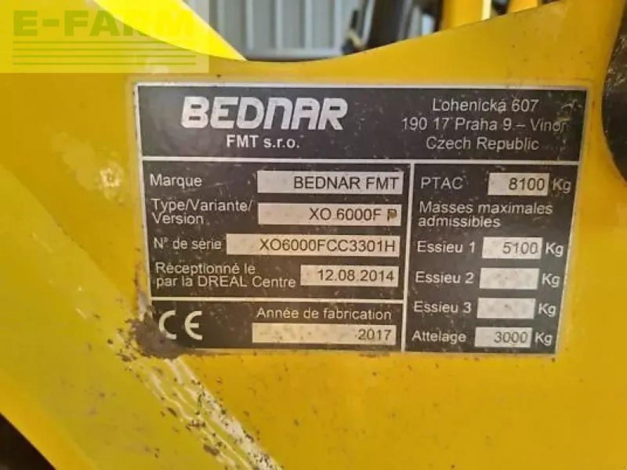 Kurzscheibenegge typu Bednar swifterdisc xo6000f, Gebrauchtmaschine v MONFERRAN (Obrázek 9)