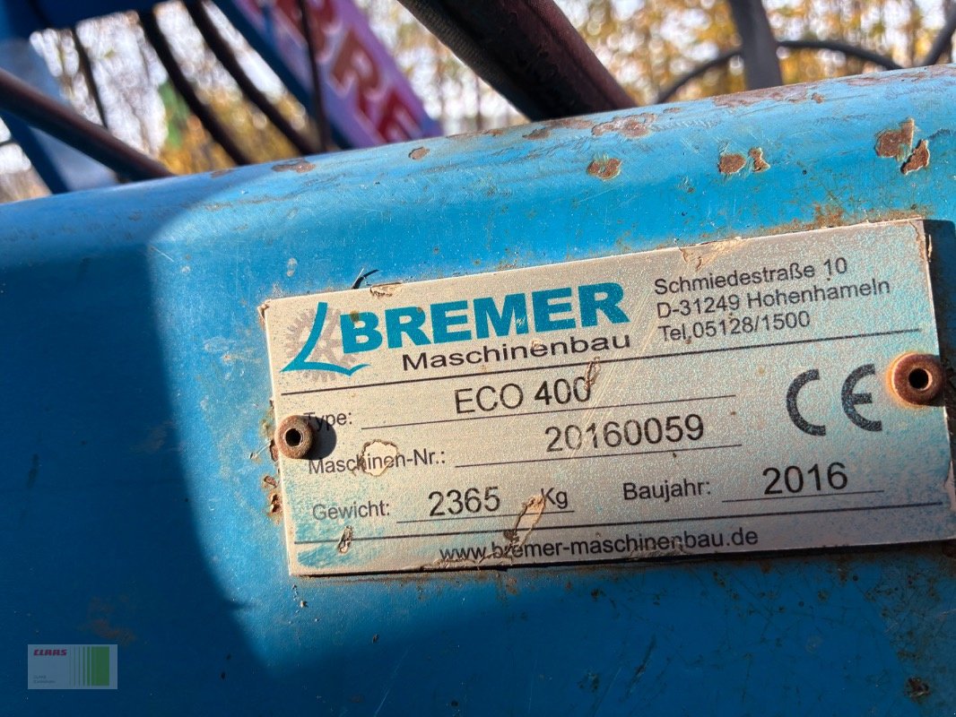 Kurzscheibenegge des Typs Bremer Maschinenbau ECO 400, Gebrauchtmaschine in Bordesholm (Bild 5)