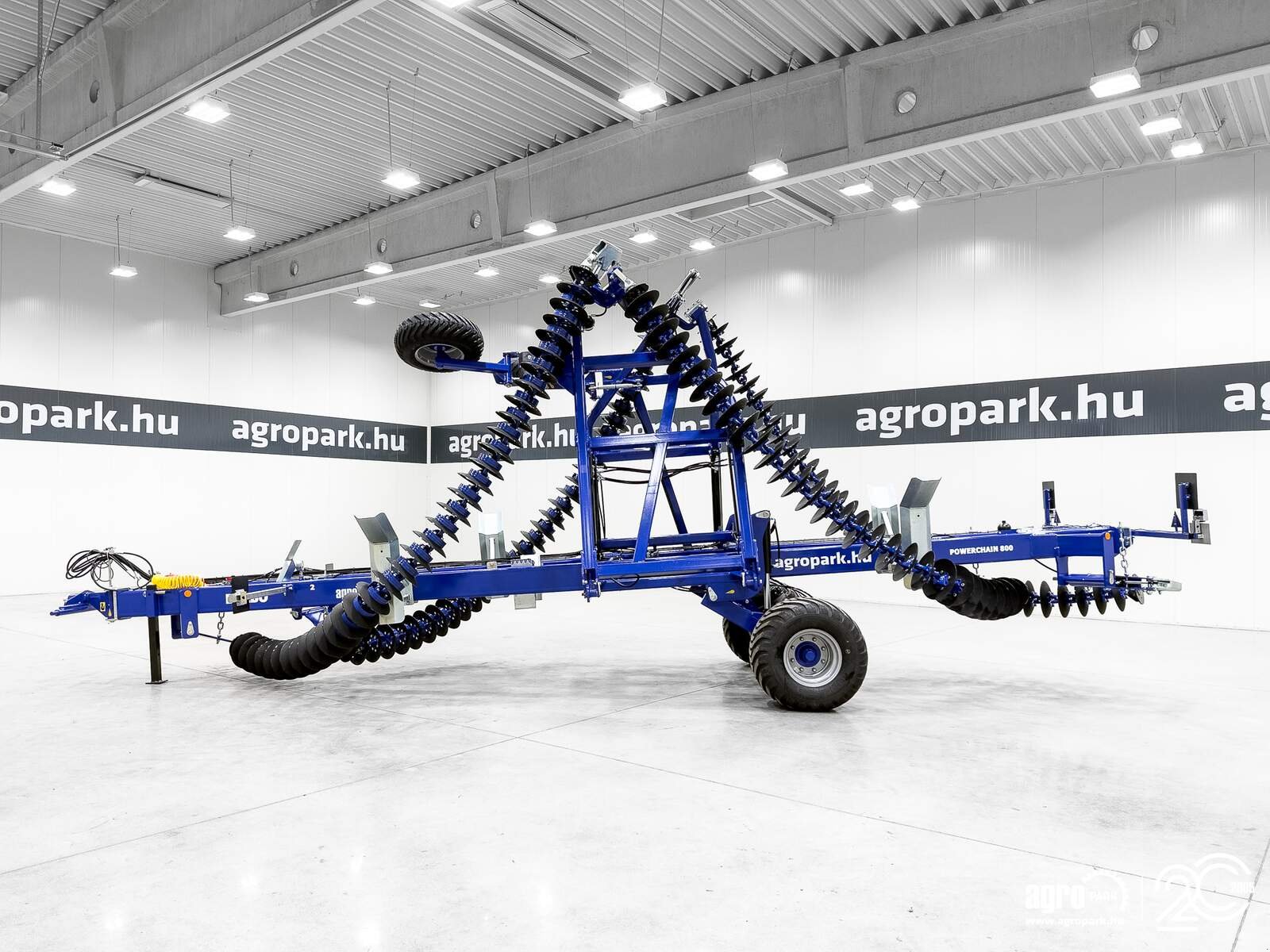 Kurzscheibenegge Türe ait Dalbo PowerChain 800 disc cultivator, 8 m working width, 132 discs, air brake, Made in Denmark, Gebrauchtmaschine içinde Csengele (resim 5)