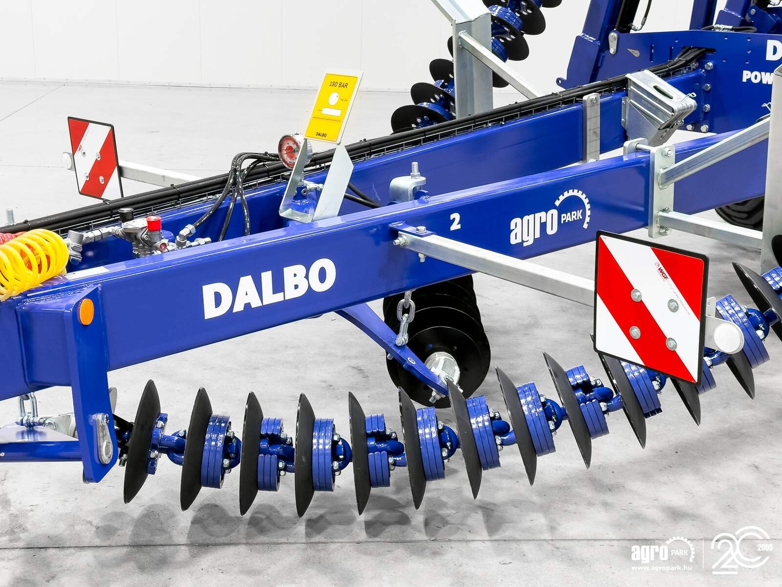 Kurzscheibenegge Türe ait Dalbo PowerChain 800 disc cultivator, 8 m working width, 132 discs, air brake, Made in Denmark, Gebrauchtmaschine içinde Csengele (resim 12)