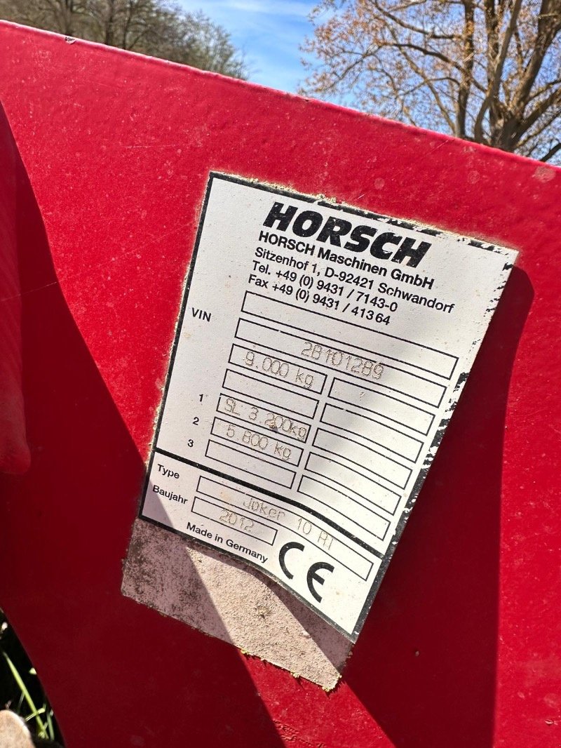 Kurzscheibenegge del tipo Horsch Joker 10 RT, Gebrauchtmaschine In Liebenwalde (Immagine 10)