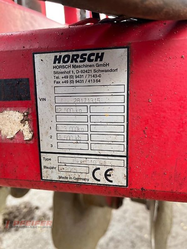Kurzscheibenegge Türe ait Horsch Joker 10 RT, Gebrauchtmaschine içinde Elleben OT Riechheim (resim 6)