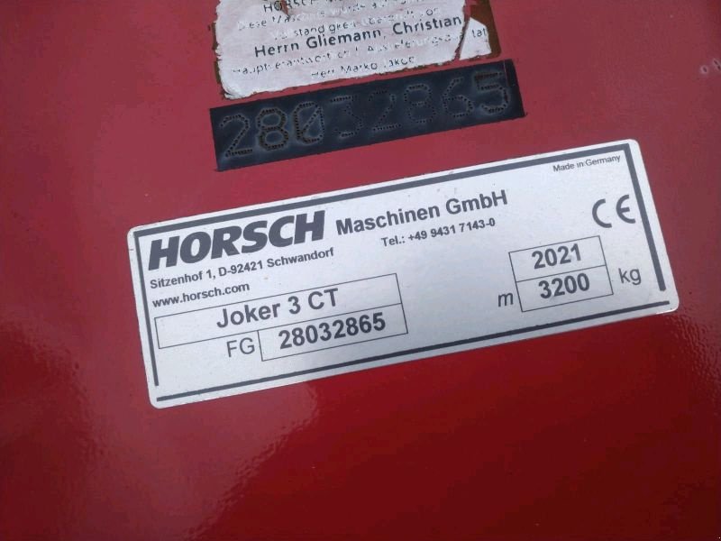 Kurzscheibenegge du type Horsch Joker 3 CT, Gebrauchtmaschine en Liebenwalde (Photo 10)