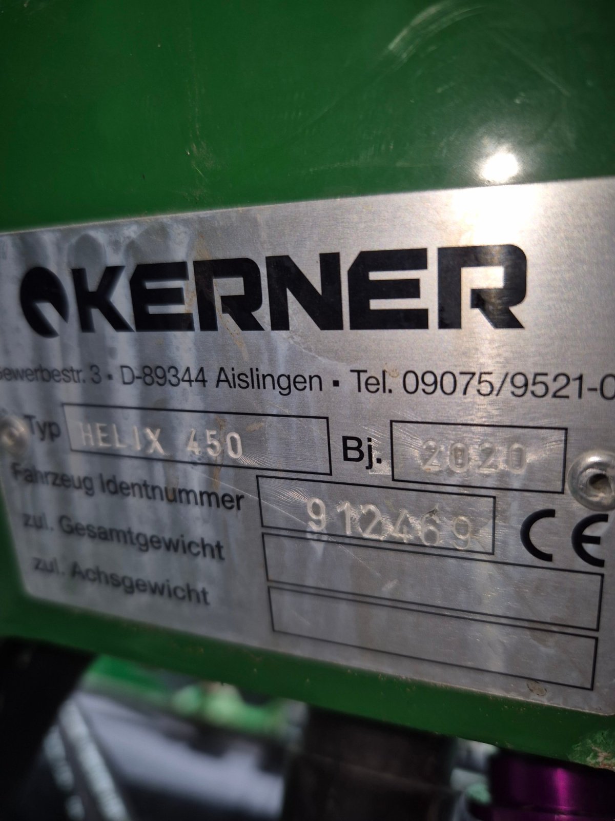 Kurzscheibenegge des Typs Kerner Helix H 450, Gebrauchtmaschine in Schwindegg (Bild 5)