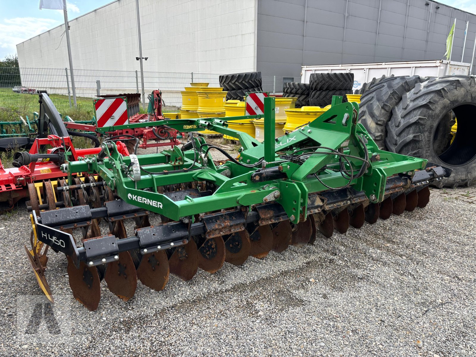 Kurzscheibenegge Türe ait Kerner Helix H 450, Gebrauchtmaschine içinde Langweid am Lech (resim 1)