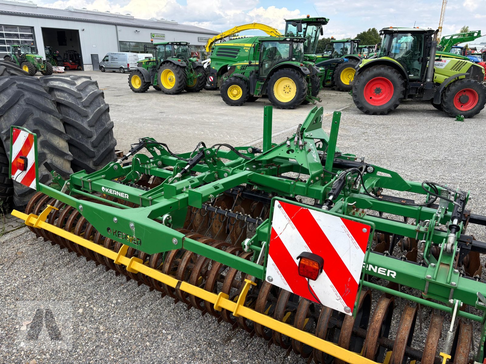 Kurzscheibenegge Türe ait Kerner Helix H 450, Gebrauchtmaschine içinde Langweid am Lech (resim 4)