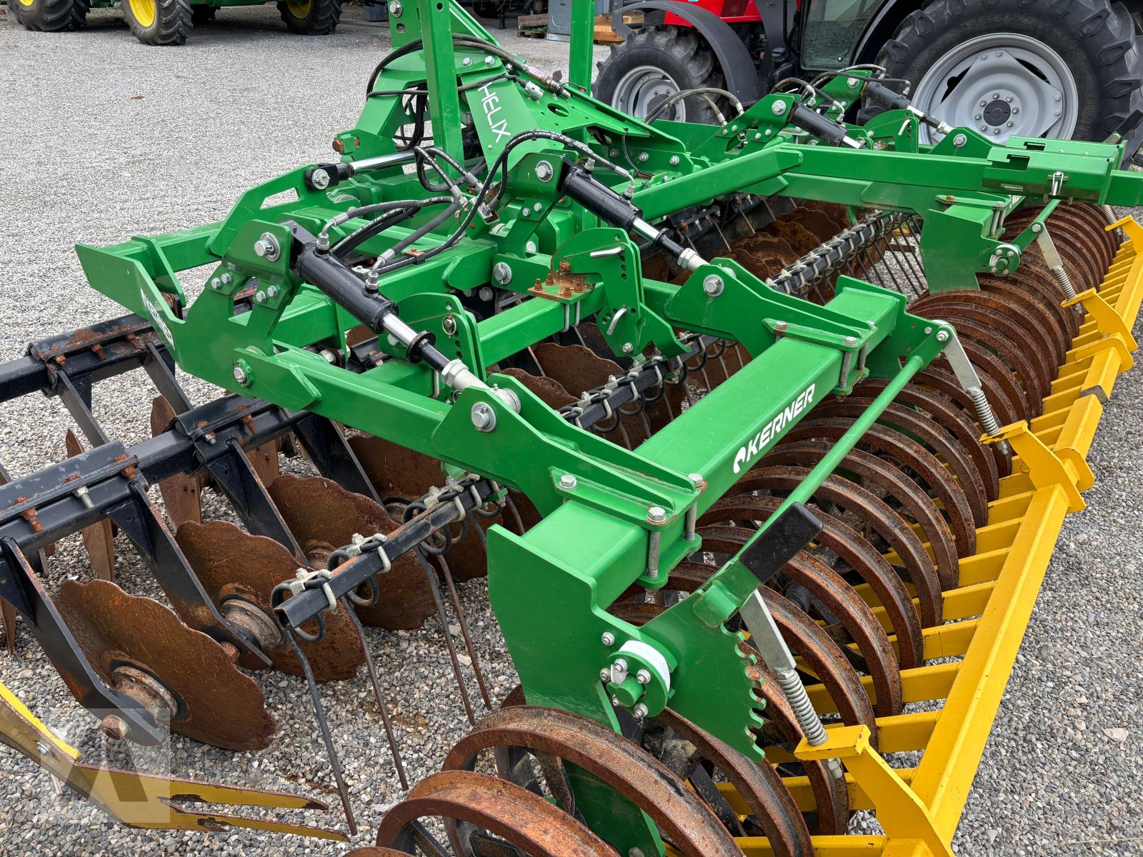 Kurzscheibenegge Türe ait Kerner Helix H 450, Gebrauchtmaschine içinde Langweid am Lech (resim 5)