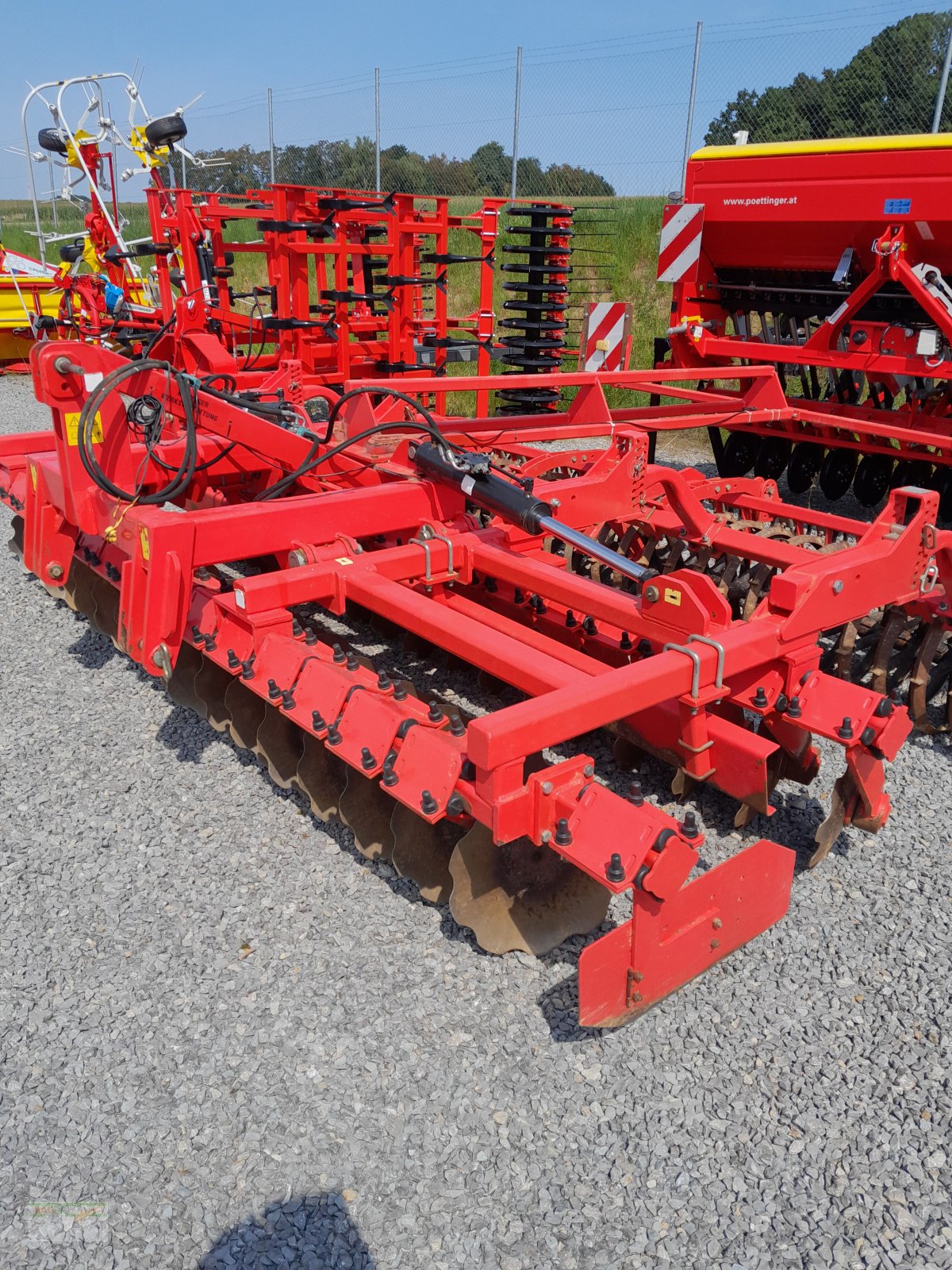 Kurzscheibenegge Türe ait Kinzinger Scheibenegge, Gebrauchtmaschine içinde Ingelfingen-Stachenhausen (resim 2)