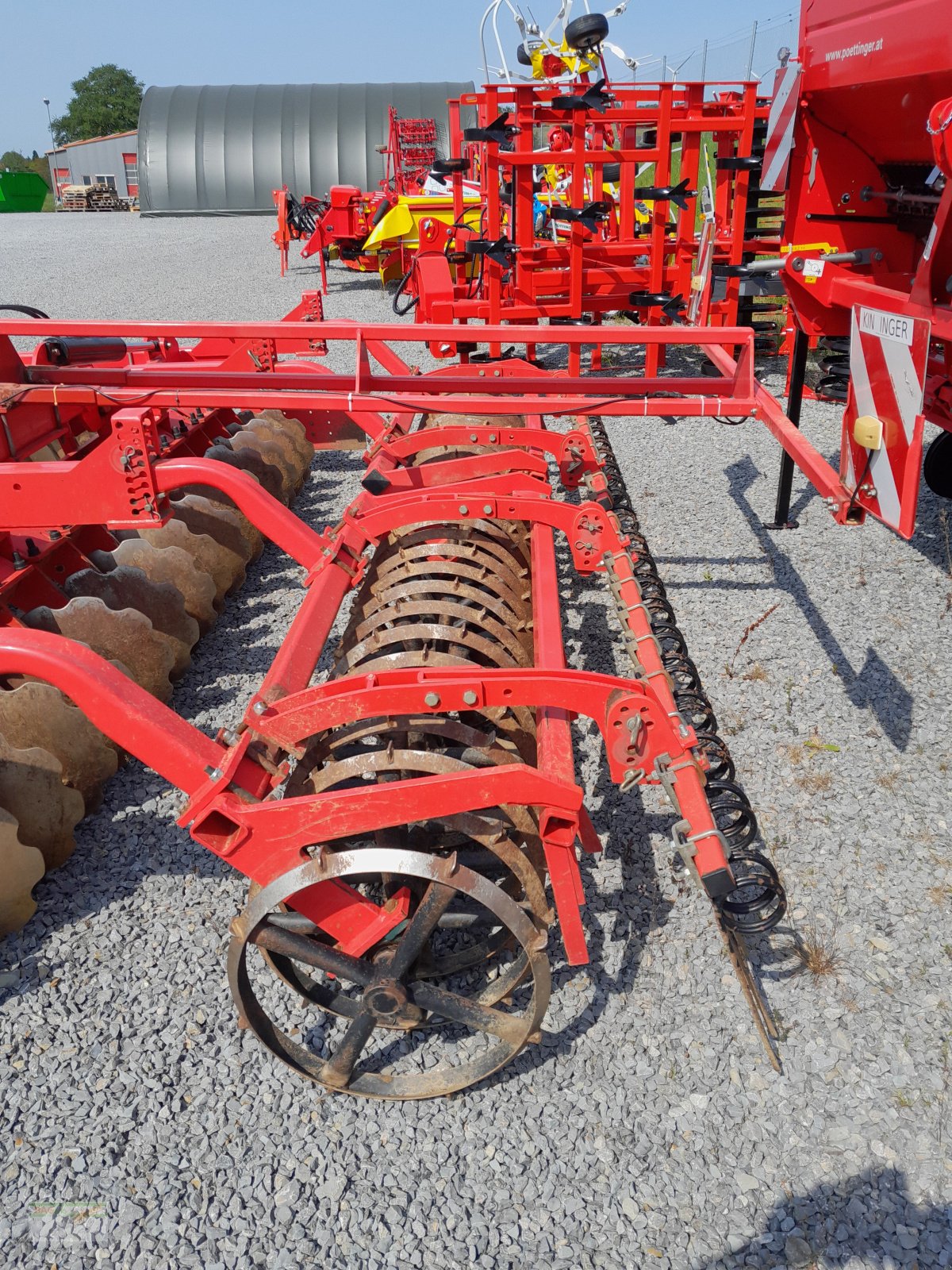 Kurzscheibenegge Türe ait Kinzinger Scheibenegge, Gebrauchtmaschine içinde Ingelfingen-Stachenhausen (resim 3)