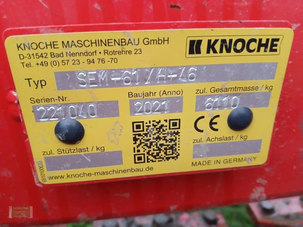 Kurzscheibenegge del tipo Knoche SEM-61, Gebrauchtmaschine In Leubsdorf (Immagine 4)