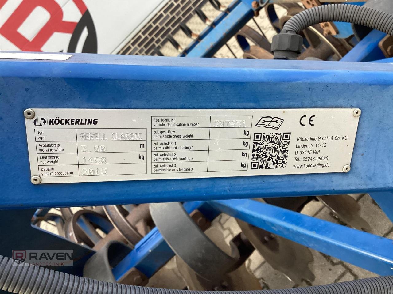 Kurzscheibenegge del tipo Köckerling REBELL 300, Gebrauchtmaschine In Sulingen (Immagine 10)