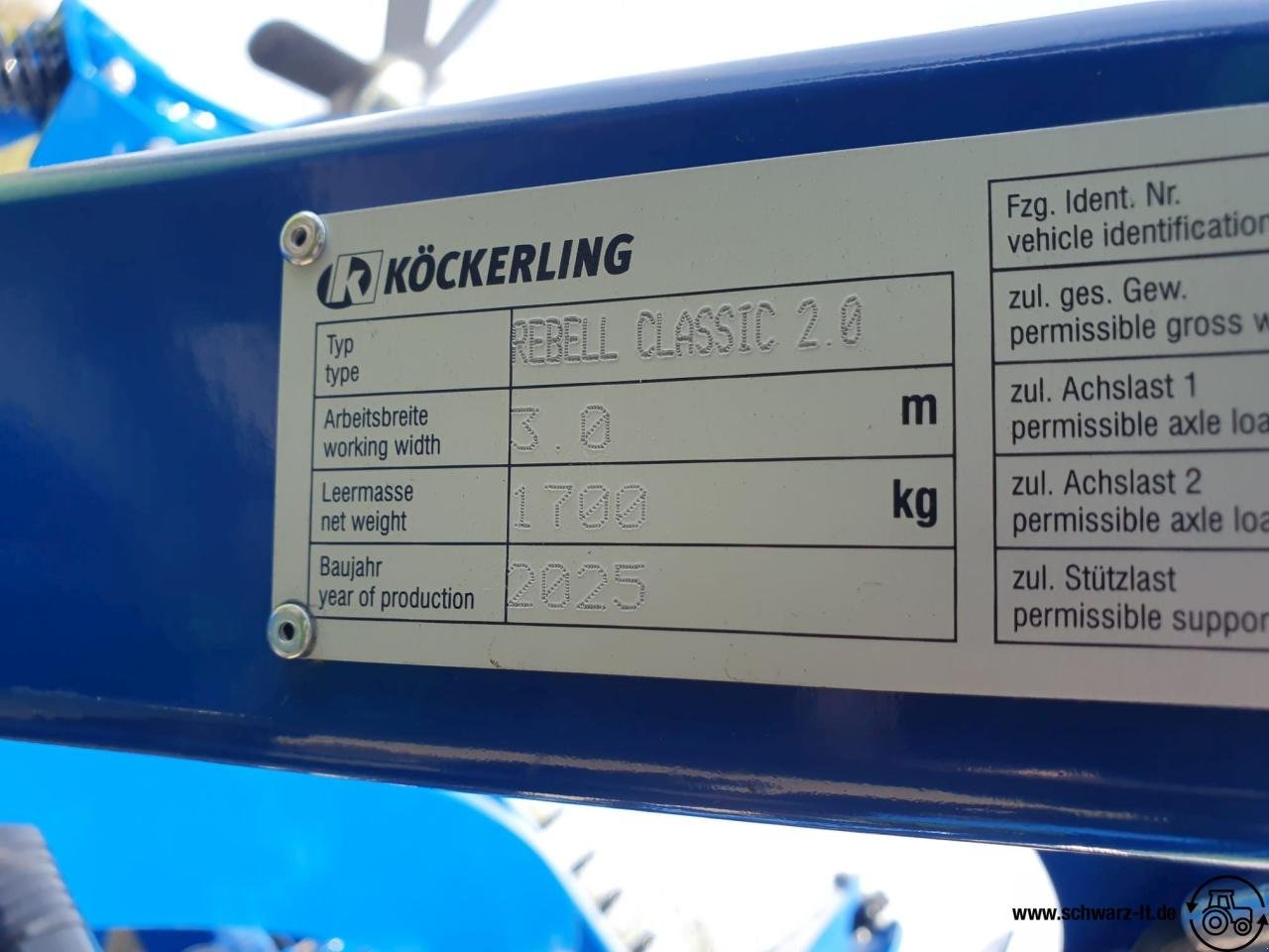 Kurzscheibenegge des Typs Köckerling Rebell classic 300 2.0, Neumaschine in Aspach (Bild 11)