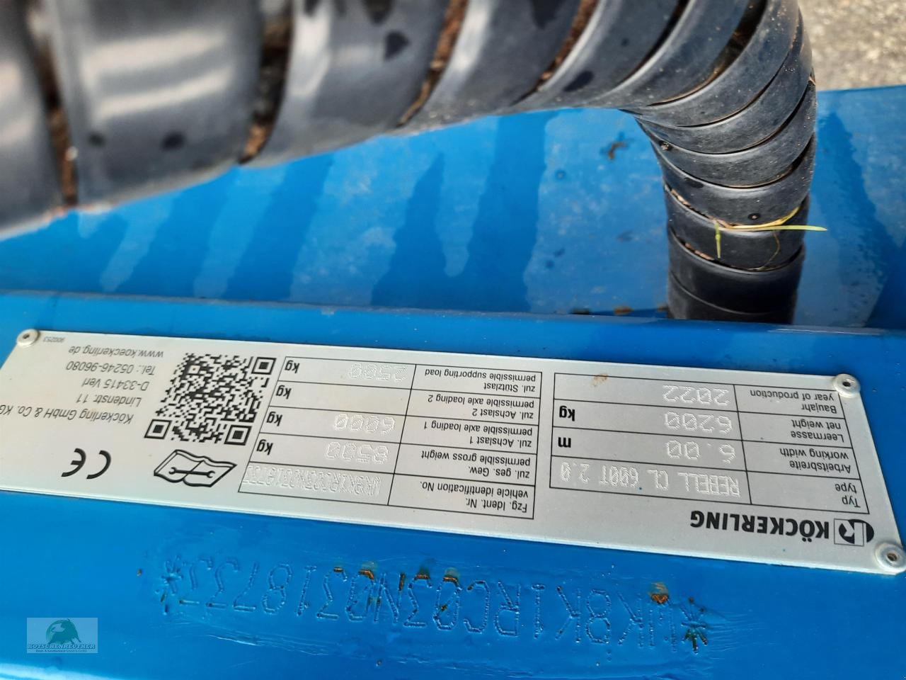 Kurzscheibenegge del tipo Köckerling Rebell classic 600 T, Gebrauchtmaschine In Hofheim (Immagine 15)