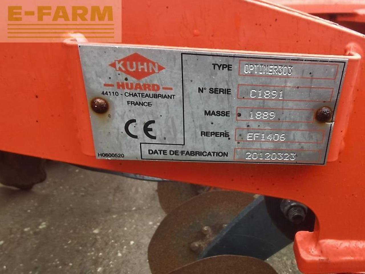 Kurzscheibenegge typu Kuhn optimer 303+, Gebrauchtmaschine v MARLOW (Obrázek 3)