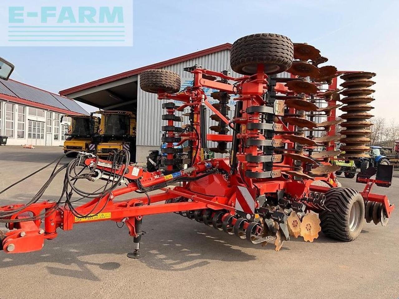 Kurzscheibenegge typu Kuhn optimer l 6000, Gebrauchtmaschine w ANRODE / OT LENGEFELD (Zdjęcie 2)
