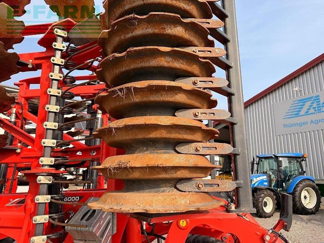 Kurzscheibenegge typu Kuhn optimer l 6000, Gebrauchtmaschine w ANRODE / OT LENGEFELD (Zdjęcie 6)