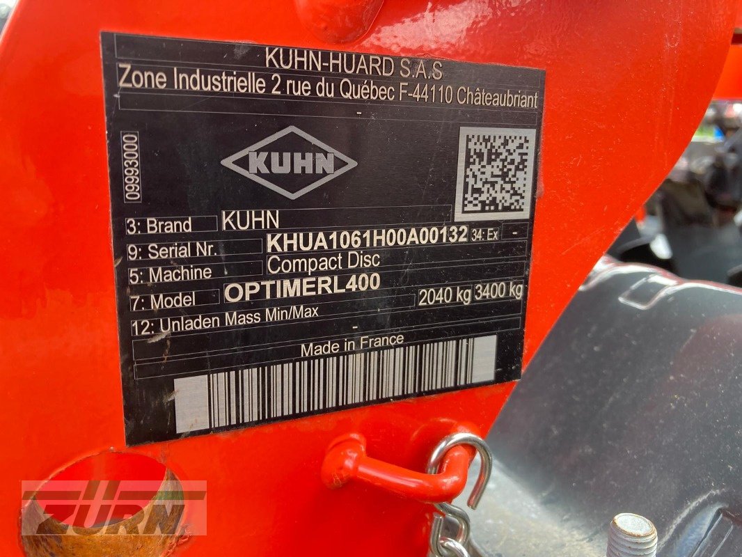 Kurzscheibenegge del tipo Kuhn Optimer L400, Neumaschine In Emskirchen (Immagine 13)