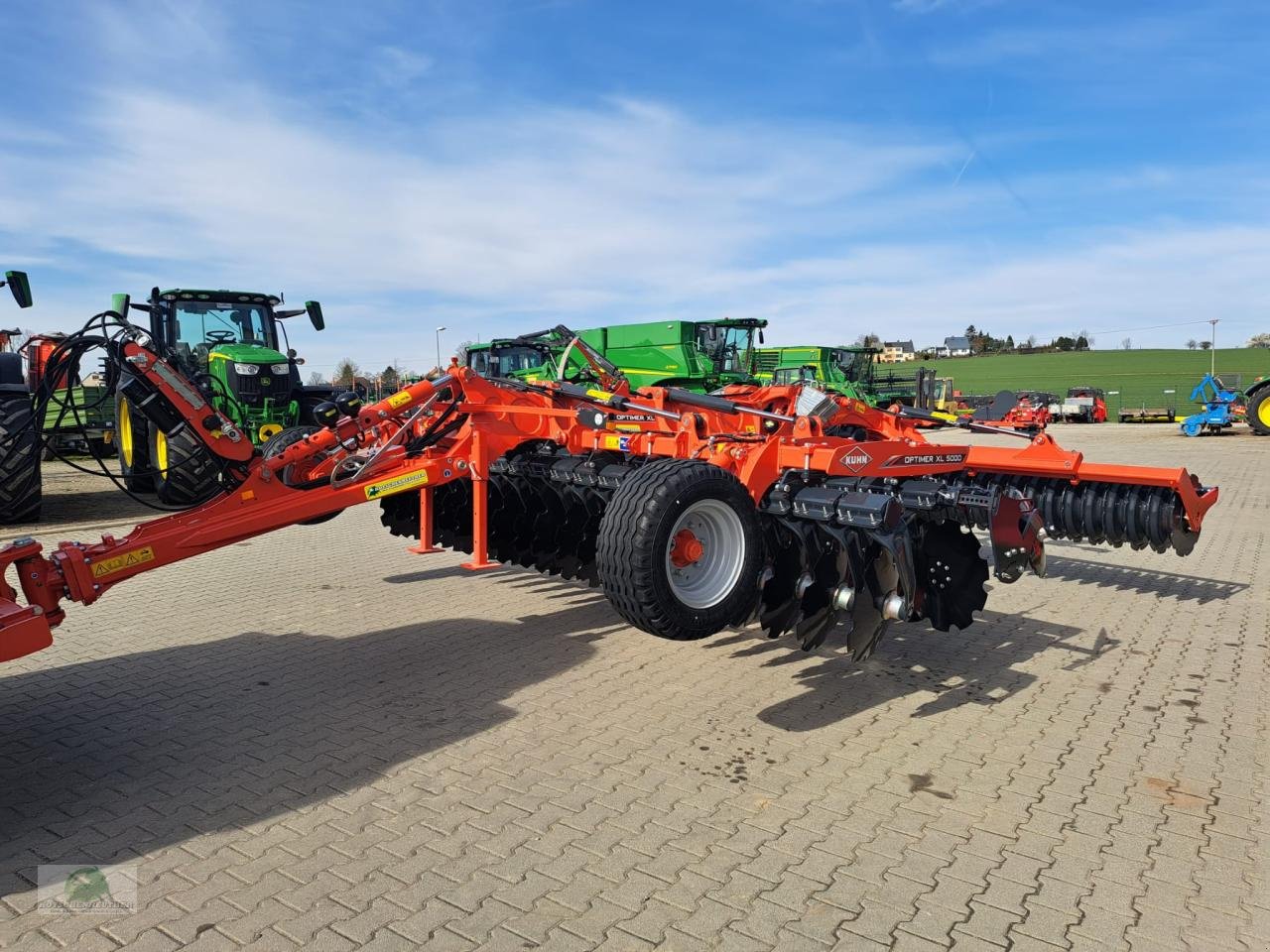 Kurzscheibenegge Türe ait Kuhn Optimer XL 5000, Neumaschine içinde Münchberg (resim 7)