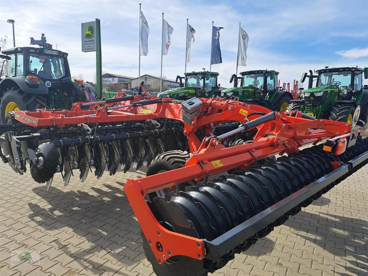 Kurzscheibenegge Türe ait Kuhn Optimer XL 5000, Neumaschine içinde Münchberg (resim 8)