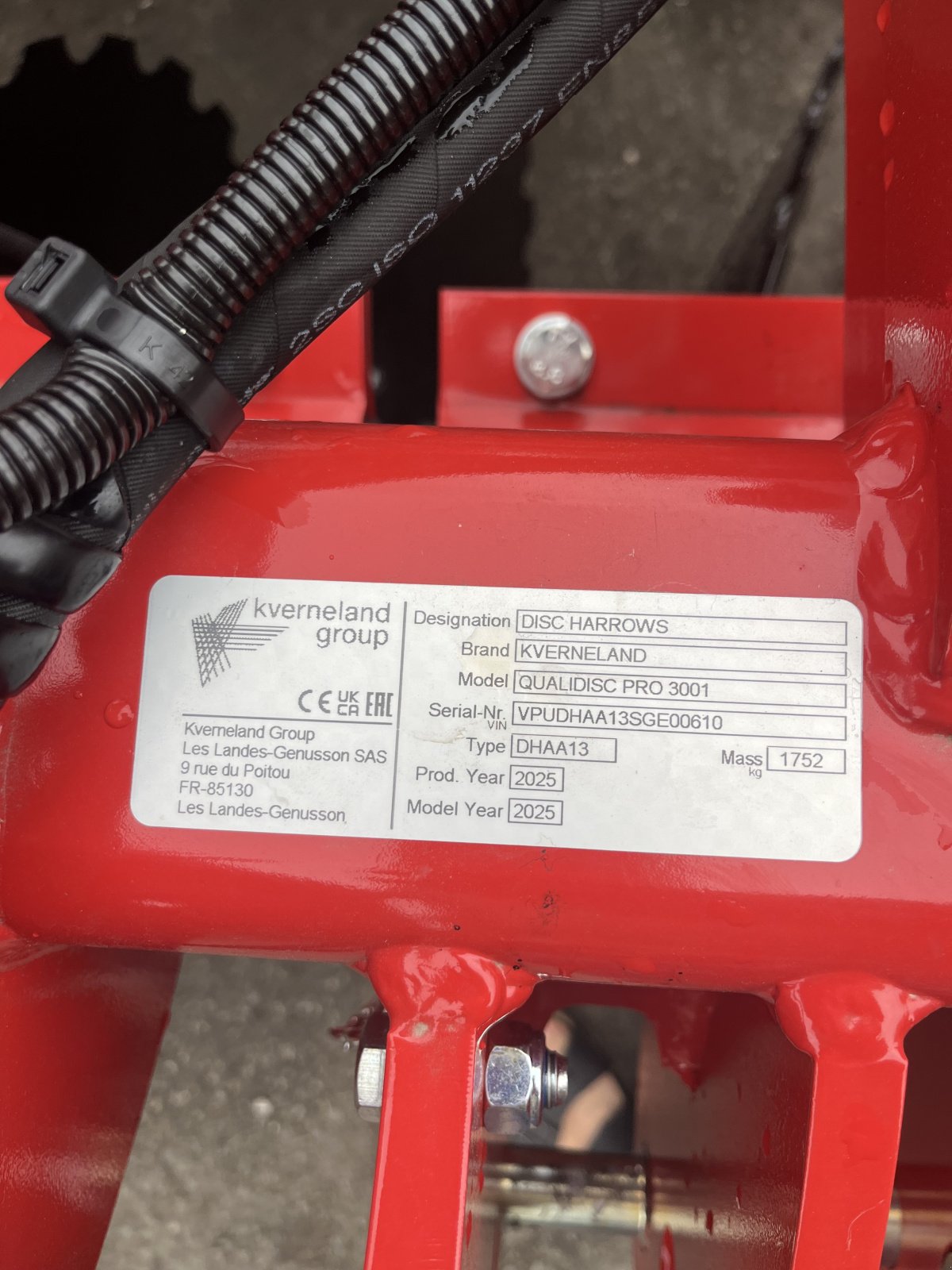 Kurzscheibenegge Türe ait Kverneland Qualidisc Pro 3001, Neumaschine içinde Hagenbüchach (resim 3)