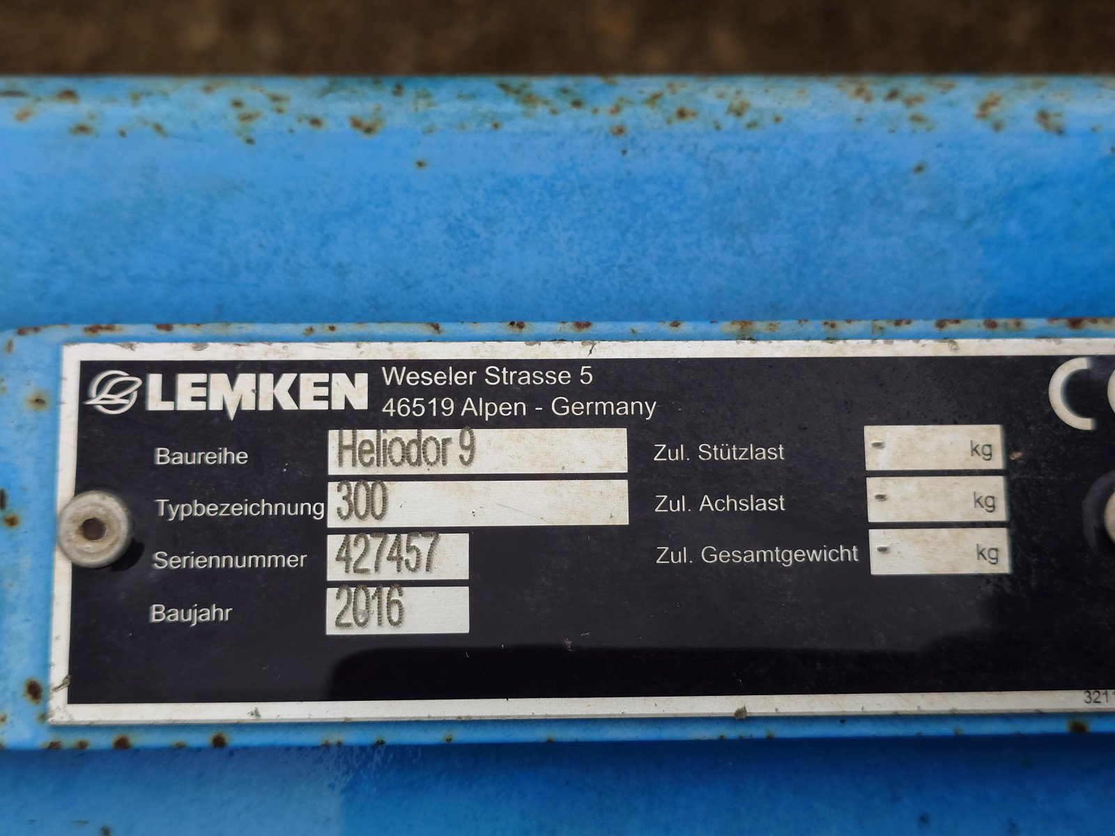 Kurzscheibenegge Türe ait Lemken Heliodor 9/300, Gebrauchtmaschine içinde Steinheim (resim 1)