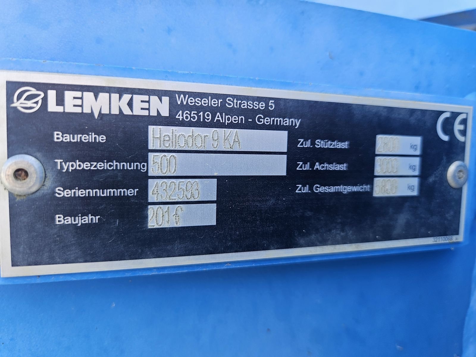 Kurzscheibenegge Türe ait Lemken Heliodor 9/500 KA, Gebrauchtmaschine içinde Siget in der Wart (resim 4)