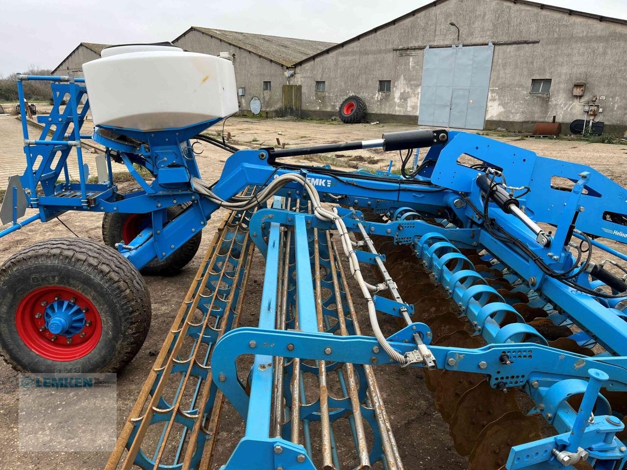 Kurzscheibenegge del tipo Lemken Heliodor 9/600 KA + SeedHub 5/500, Gebrauchtmaschine In Budapest (Immagine 4)