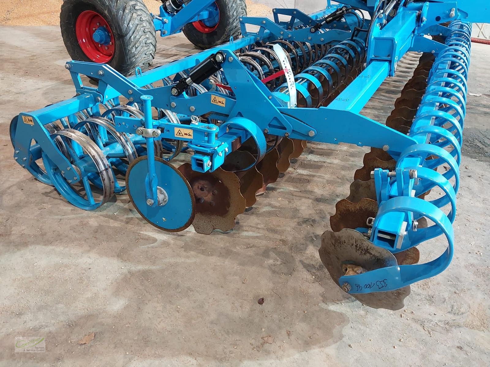 Kurzscheibenegge Türe ait Lemken Heliodor 9/700, Gebrauchtmaschine içinde Neustadt (resim 5)