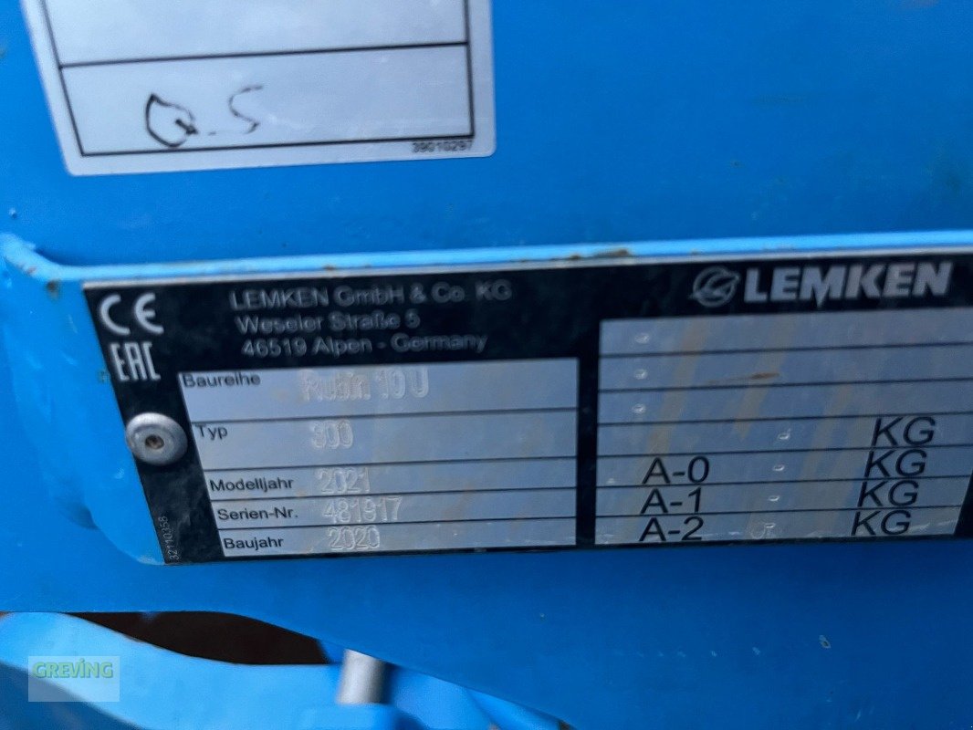 Kurzscheibenegge typu Lemken Rubin 10/300 U, Gebrauchtmaschine v Ahaus (Obrázek 13)