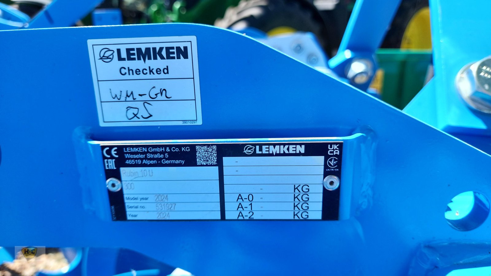 Kurzscheibenegge Türe ait Lemken Rubin 10/300, Neumaschine içinde Willanzheim (resim 7)