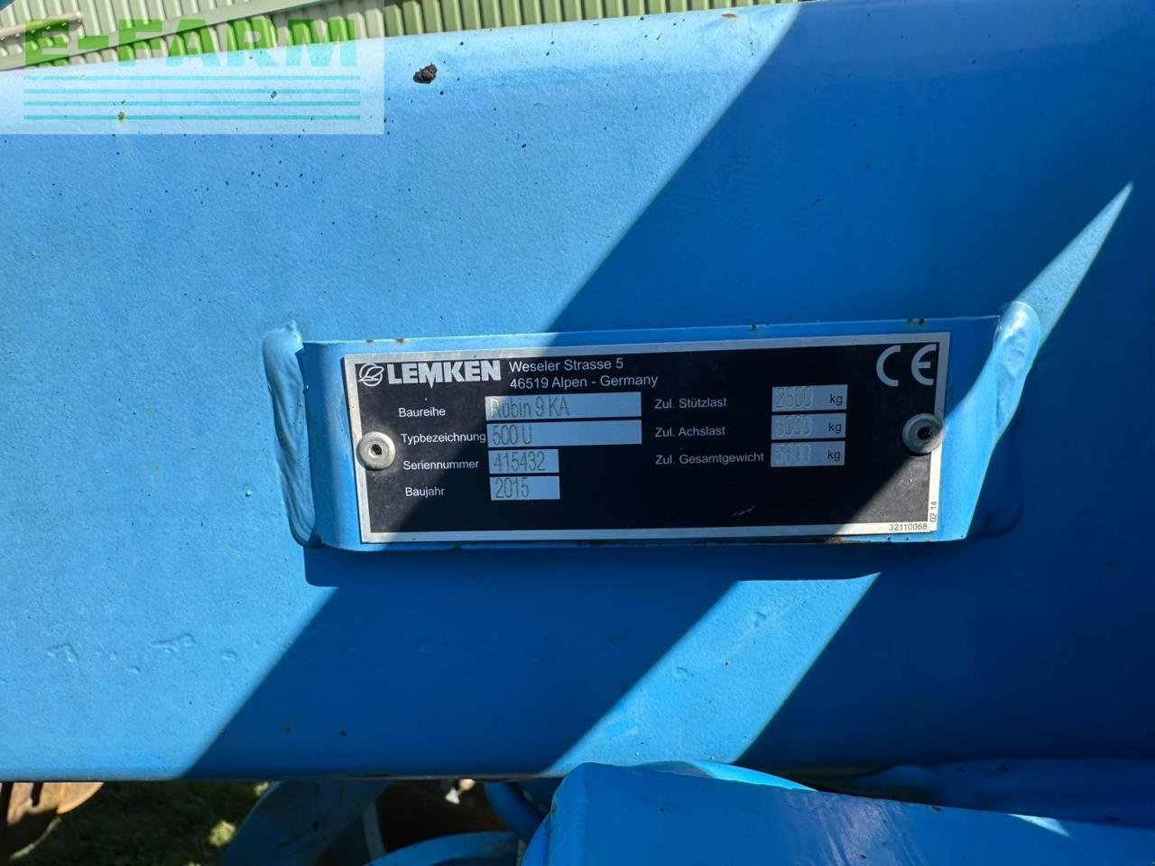 Kurzscheibenegge Türe ait Lemken rubin 9/500 u, Gebrauchtmaschine içinde Korneuburg (resim 8)