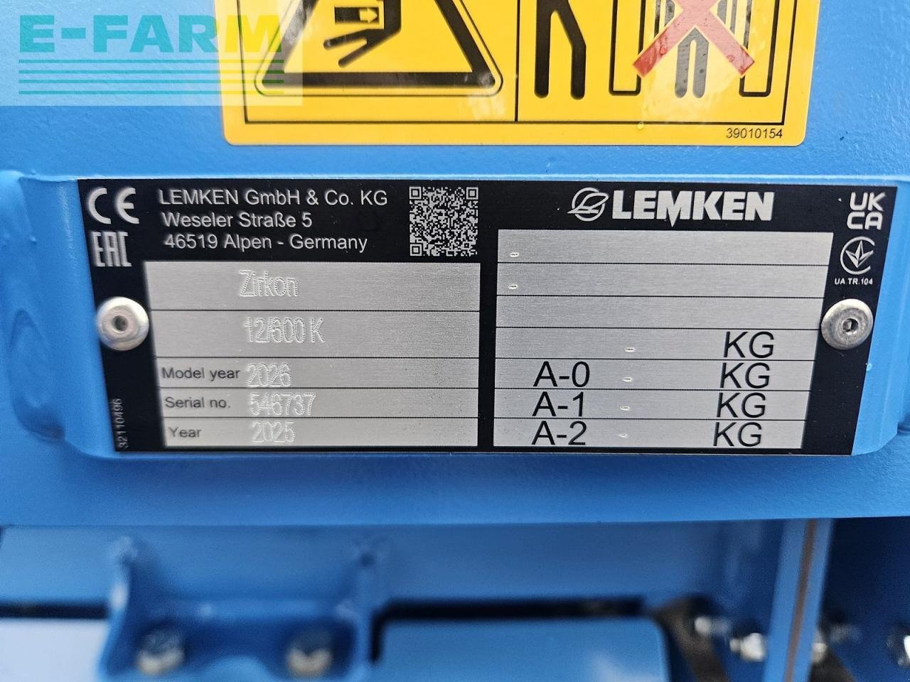 Kurzscheibenegge des Typs Lemken zirkon 12/600 k, Gebrauchtmaschine in ILZ (Bild 10)