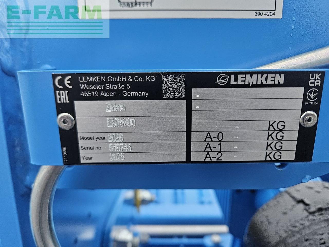 Kurzscheibenegge des Typs Lemken zirkon emr 300, Gebrauchtmaschine in ILZ (Bild 10)