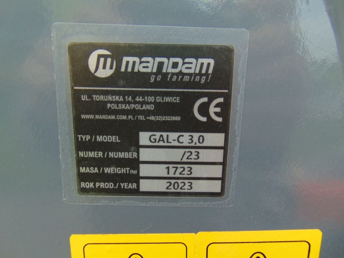 Kurzscheibenegge des Typs Mandam GAL-C 3.0, Neumaschine in Neukirchen am Walde  (Bild 5)