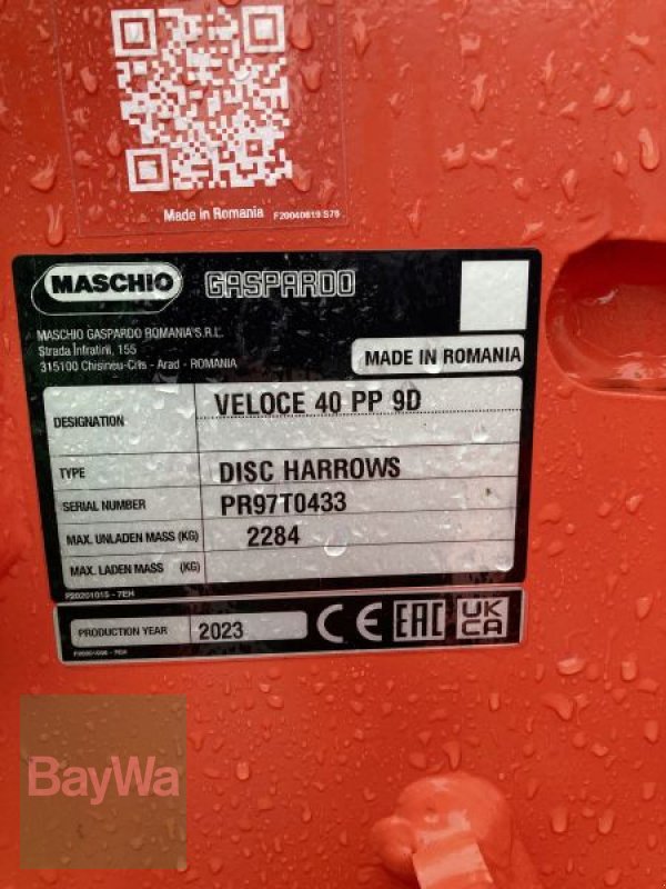 Kurzscheibenegge типа Maschio VELOCE 400 DR, Gebrauchtmaschine в Erbach (Фотография 7)